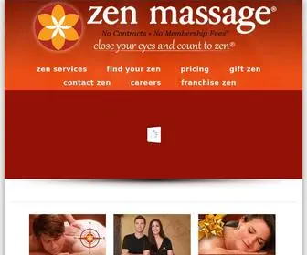 Zenmassageusa.com(Zen Massage) Screenshot