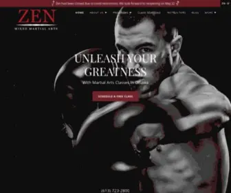 Zenmma.ca(Zen Mixed Martial Arts) Screenshot