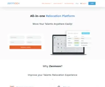 Zenmoov.com(All-in-one Relocation Platform For HR & Talents) Screenshot