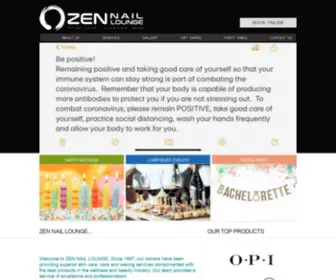 Zennaillounge.co(ZEN NAIL LOUNGE) Screenshot