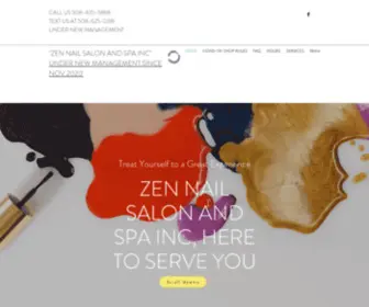 Zennailspallc.com(Zen Nail Spa LLC) Screenshot