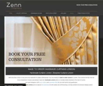 Zenninteriors.co.uk(Curtain Makers London) Screenshot