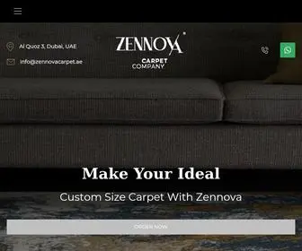 Zennovacarpet.ae(Carpets Dubai) Screenshot