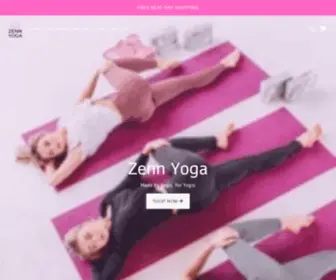 Zennyoga.com(Zenn Yoga) Screenshot