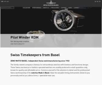 Zeno-Watch.ch(ZENO-WATCH BASEL) Screenshot