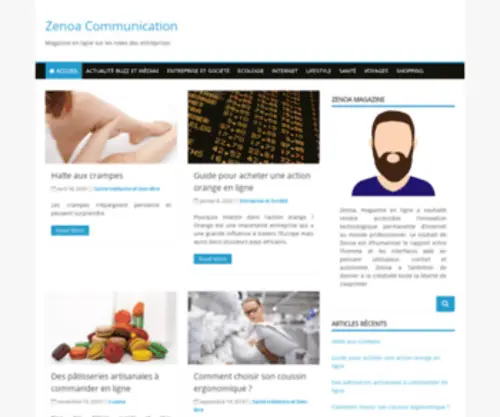 Zenoa.fr(Zenoa Communication) Screenshot