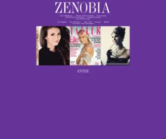 Zenobia.com(Zenobia Agency) Screenshot