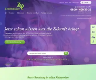 Zenomlive.de(Gratis Hellsehen) Screenshot