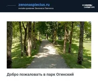 Zenonaspiecius.ru(онлайн) Screenshot