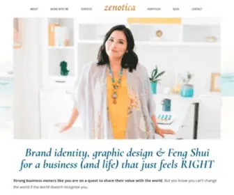 Zenotica.com(Brand Design and Feng Shui Services Houston) Screenshot