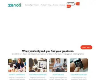 Zenoti.com(Salon Software) Screenshot