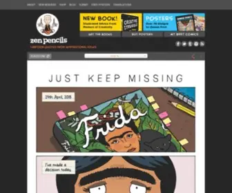 Zenpencils.com(Cartoon quotes from inspirational folks) Screenshot
