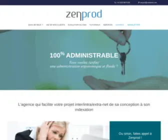 Zenprod.com(Zenprod est une agence web à Lyon) Screenshot