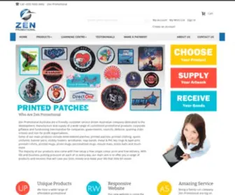 Zenpromotional.com.au(Zen Promotional) Screenshot