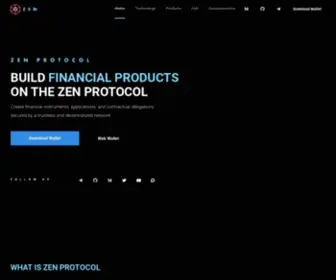 Zenprotocol.com(Zen Protocol) Screenshot
