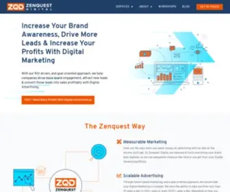 Zenquestdigital.com(Best Digital Marketing company) Screenshot