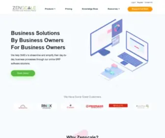 Zenscale.in(Cloud ERP Solutions) Screenshot