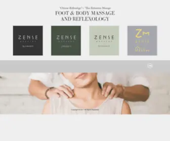 Zensemassage.com(ZENSE MASSAGE) Screenshot