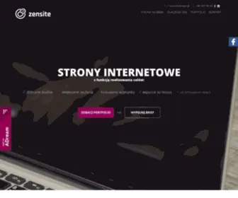 Zensite.pl(Strony internetowe z funkcją realizowania celów) Screenshot