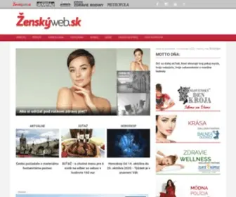 Zenskyweb.sk(Zensky Web) Screenshot
