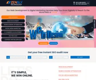 Zensly.com(Software & Mobile App Development) Screenshot