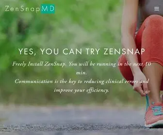 Zensnapmd.com(ZenSnap®) Screenshot