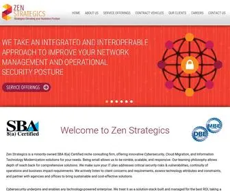 Zenstrategics.com(Zen Strategics) Screenshot