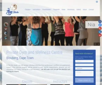 Zenstudio.co.za(Private Gym and Wellness Centre) Screenshot