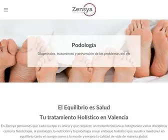 Zensya.es(Fisioterapia, podología, nutrición, psicología y Pilates) Screenshot