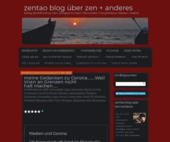 Zentaozenundanderes.com(Zentao blog über zen) Screenshot