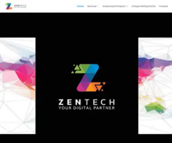 Zentech.gr(Your Digital Partner) Screenshot