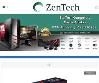 Zentech.lk(ZenTech Computers) Screenshot