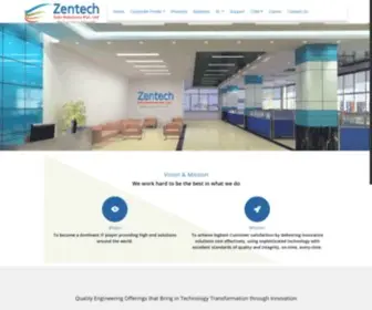 Zentechinfo.com(Software Development Services) Screenshot