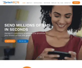 Zentechsms.net(Zentech SMS Limited) Screenshot
