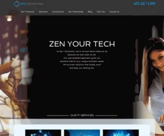Zentechworks.com(IT Support in Seattle) Screenshot