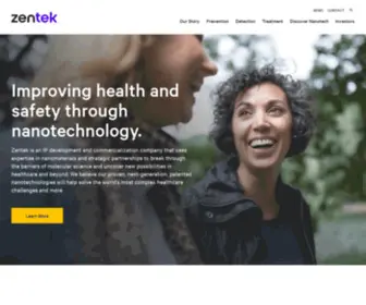 Zentek.com(Zentek Ltd) Screenshot