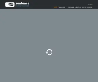 Zentense.com(Aplicaciones Web y Software desarrollados en Barcelona) Screenshot
