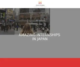 Zentern.jp(Amazing Internships in Japan by Zentern) Screenshot