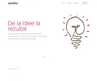 Zentiful.ro(Aplicații web captivante și atractive. Ajutăm afacerile și marcile să) Screenshot