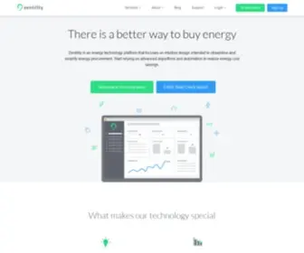 Zentility.com(Energy Procurement in a New Light) Screenshot