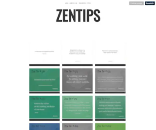 Zentips.org(Zen) Screenshot