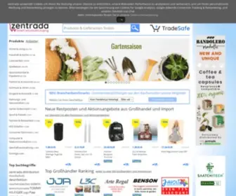 Zentrada.de(Gewinnen Sie im Großhandelseinkauf) Screenshot