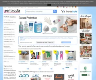Zentrada.eu(More Choice & better Prices in Wholesale Sourcing) Screenshot