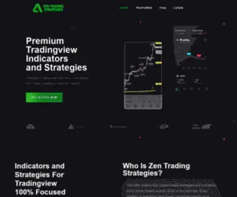 Zentradingstrategies.com(Tradingview Indicators and Strategies Home) Screenshot