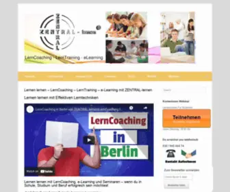 Zentral-Lernen.de(Lernen Lernen Mit ZENTRAL) Screenshot