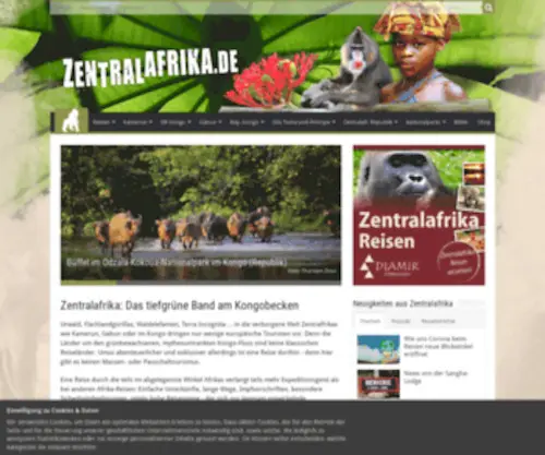 Zentralafrika.de(Reisen und Reise) Screenshot