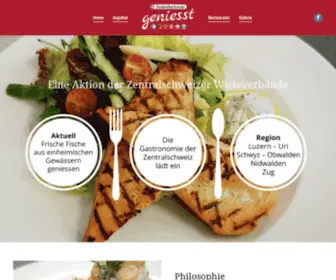 Zentralschweiz-Geniesst.ch(Zentralschweiz geniesst) Screenshot