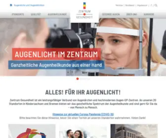 ZentrumGesundheit.de(Augenärzte) Screenshot