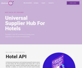 Zentrumhub.com(Hotel Aggregator API Specialists) Screenshot