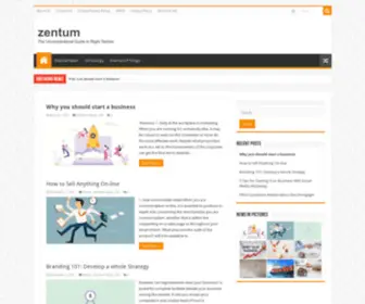 Zentum.club(The Unconventional Guide to Right Teches) Screenshot